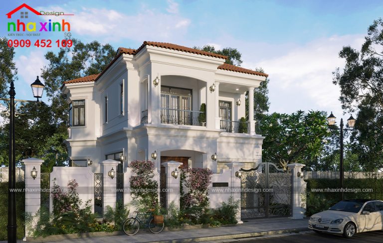 Mẫu thiết kế biệt thự tân cổ điển đẹp